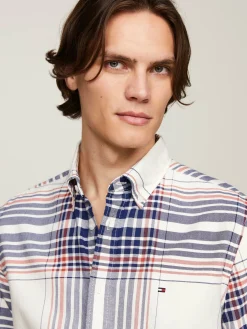 Herren Hemd XL OXFORD CHECK RF SHIRT Regular Fit Langarm