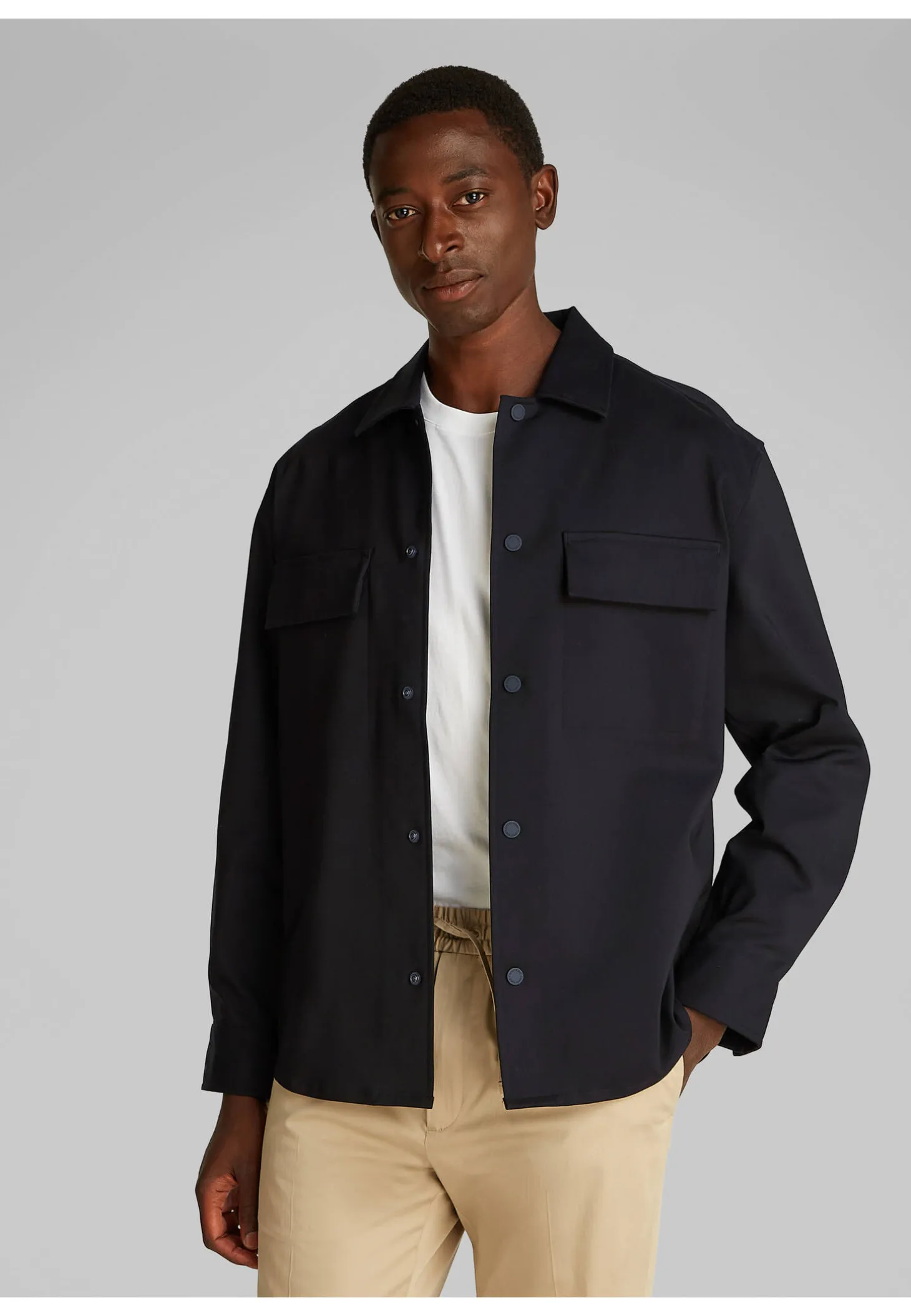 Herren Hemdjacke DOUBLE WEAVE OVERSHIRT