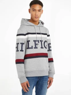 Herren Hoodie GLOBAL STRIPE MONOTYPE