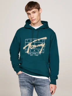 Herren Hoodie mit Graffiti Print