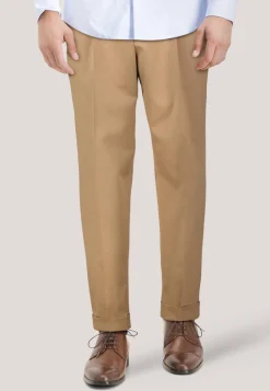 Herren Hose aus Baumwoll-Mix L-PEET-PLEAT-241