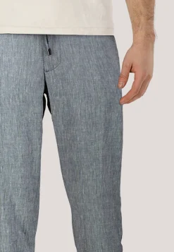 Herren Hose mit Leinen C-KANE-RDS Regular Fit