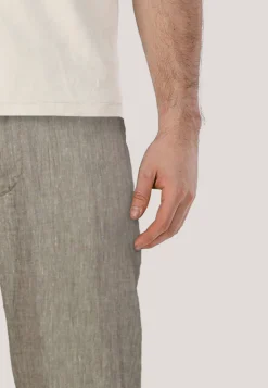 Herren Hose mit Leinen C-KANE-RDS Regular Fit