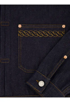 Herren Jacke aus Baumwoll-Denim LA VESTE DENIM BRUT