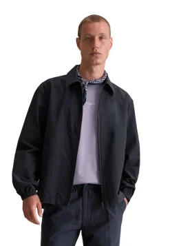 Herren Jacke aus strukturiertem Bio-Baumwoll-Mix