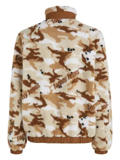 Herren Jacke SHERPA mit Camouflage-Logo Print Relaxed Fit