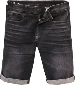 Herren Jeansshorts Slim Fit