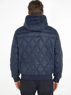 Herren Kapuzenjacke MIX QUILT RECYCLED HOODED JACKET