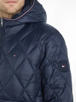 Herren Kapuzenjacke MIX QUILT RECYCLED HOODED JACKET