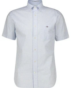 Herren Kurzarmhemd VICHY-KARO aus Popeline Regular Fit
