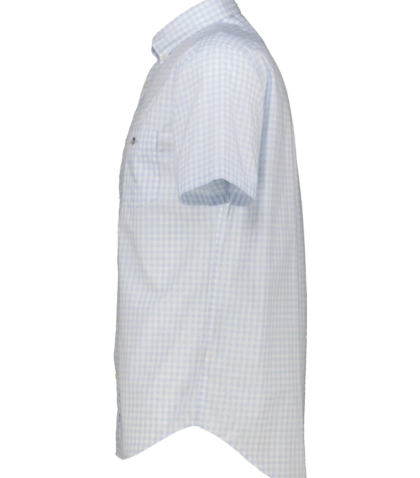 Herren Kurzarmhemd VICHY-KARO aus Popeline Regular Fit