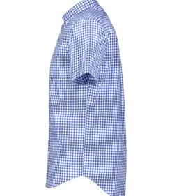 Herren Kurzarmhemd VICHY-KARO aus Popeline Regular Fit