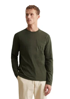 Herren Langarmshirt aus Baumwolle