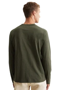 Herren Langarmshirt aus Baumwolle