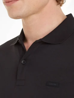 Herren Langarmshirt SMOOTH COTTON SLIM LS POLO