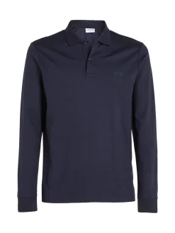 Herren Langarmshirt SMOOTH COTTON SLIM LS POLO