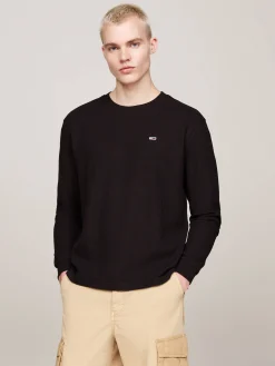 Herren Langarmshirt TJM REG WAFFLE L/S TEE