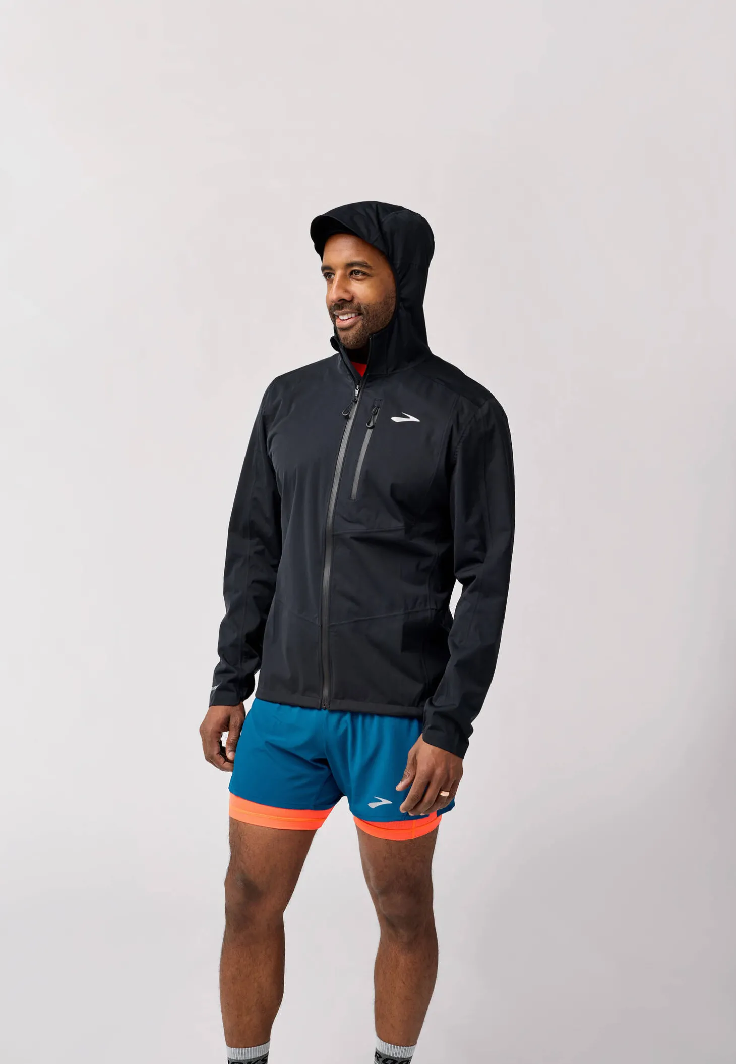 Herren Laufjacke mit Kapuze HIGH POINT WATERPFOOF JACKET