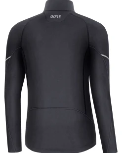 Herren Laufshirt M MID ZIP Slim Fit Langarm