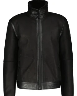 Herren Lederjacke SHELTER-DF mit Lammfell