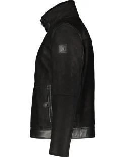 Herren Lederjacke SHELTER-DF mit Lammfell