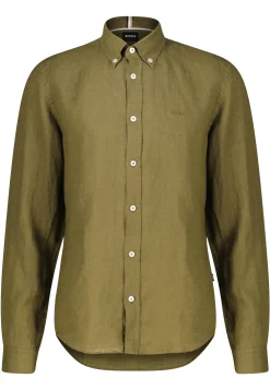 Herren Leinenhemd H-LIAM Regular Fit