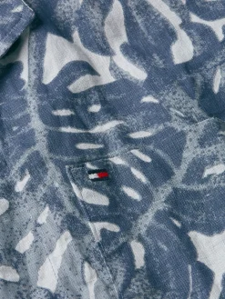 Herren Leinenhemd Kurzarm Regular Fit