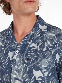 Herren Leinenhemd Kurzarm Regular Fit