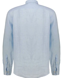 Herren Leinenhemd Slim Fit Langarm