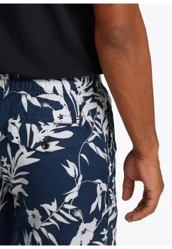 Herren Leinenshorts HARLEM LINEN PRINT SHORT