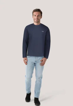 Herren Longsleeve WAFFLE HOMEWEAR