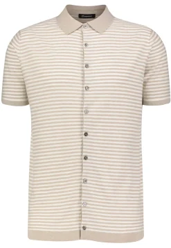 Herren Polo-Cardigan mit Leinen RIVA S