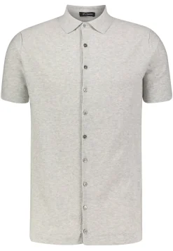 Herren Polo-Cardigan mit Leinen RIVA