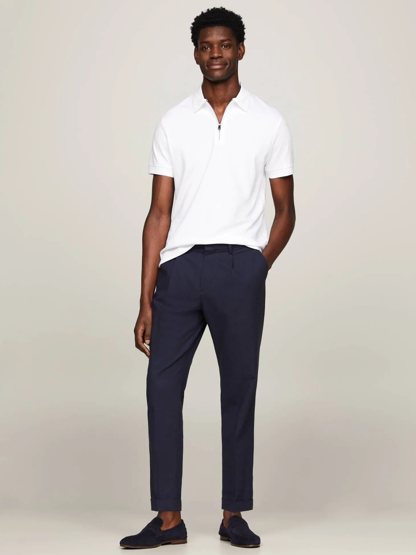 Herren Poloshirt INTERLOCK Slim Fit Kurzarm