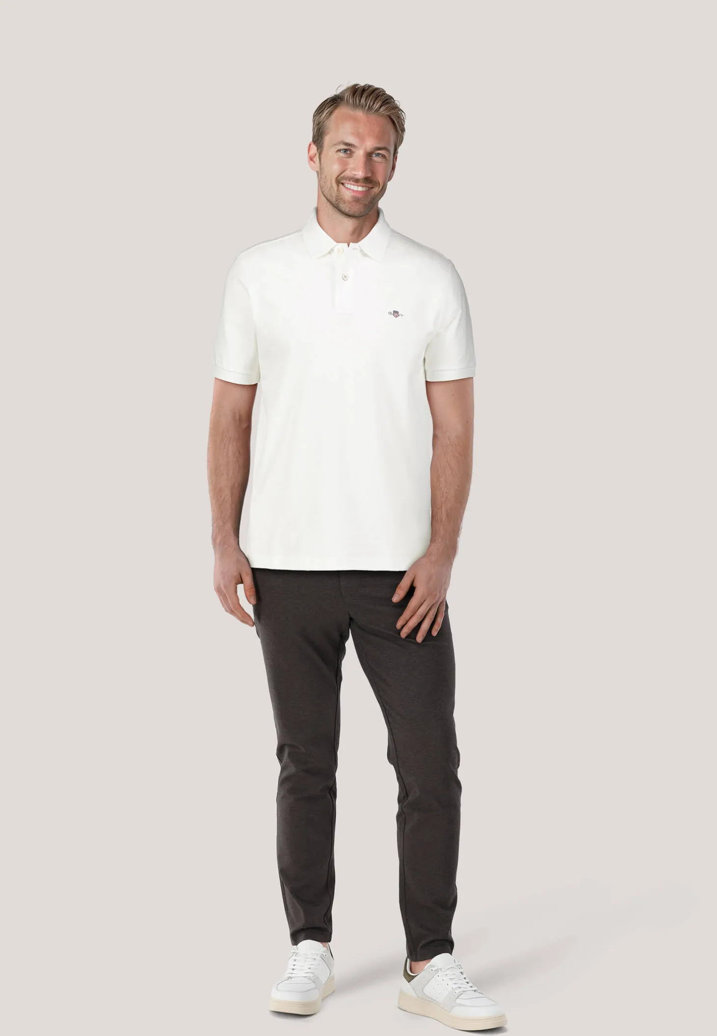 Herren Poloshirt aus Baumwolle
