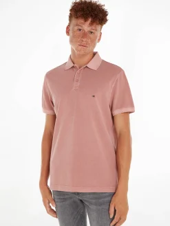 Herren Poloshirt aus Baumwolle GARMENT DYE Kurzarm