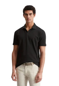 Herren Poloshirt aus Bio-Baumwolle und Leinen Regular Fit