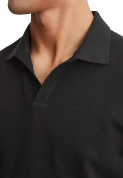 Herren Poloshirt aus Bio-Baumwolle und Leinen Regular Fit