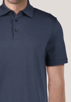 Herren Poloshirt aus Lyocell und Baumwolle H-PRESS