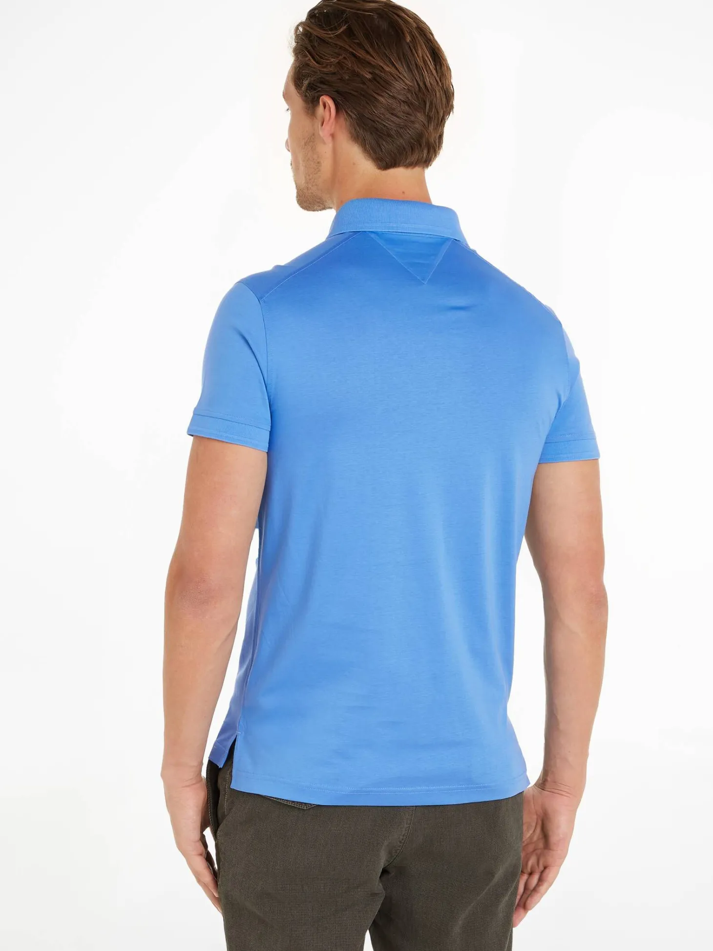 Herren Poloshirt aus merzerisierter Baumwolle Slim Fit