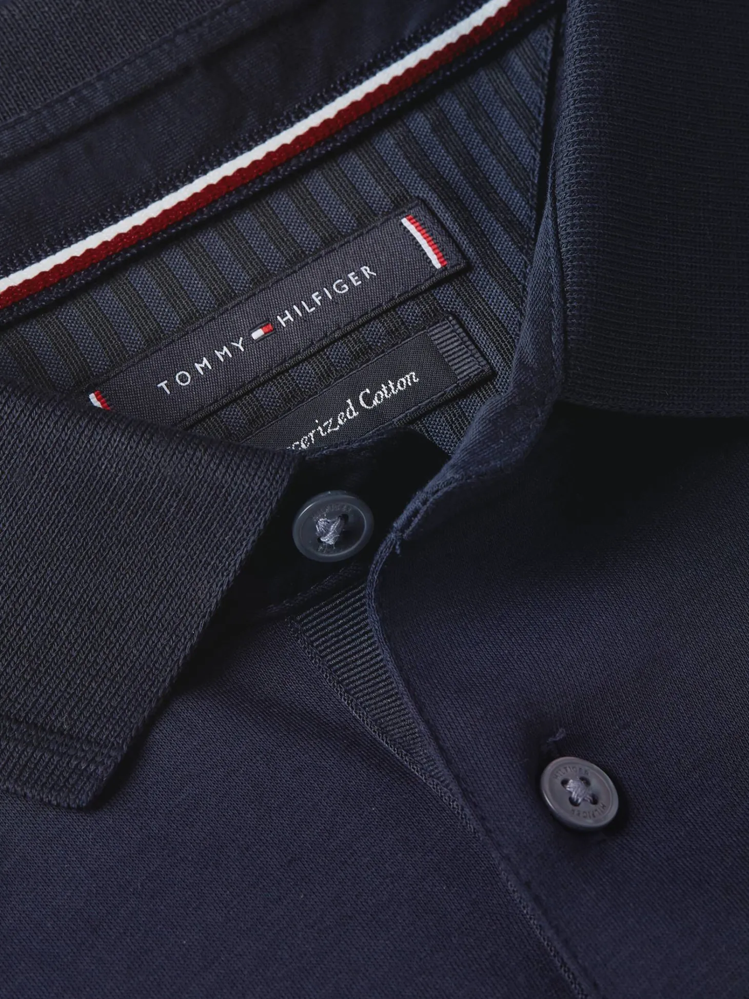 Herren Poloshirt aus merzerisierter Baumwolle Slim Fit