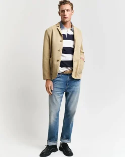 Herren Poloshirt CHAMBRAY HEAVY RUGGER