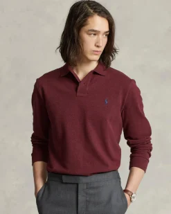 Herren Poloshirt Custom Slim Fit Langarm