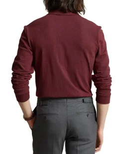 Herren Poloshirt Custom Slim Fit Langarm