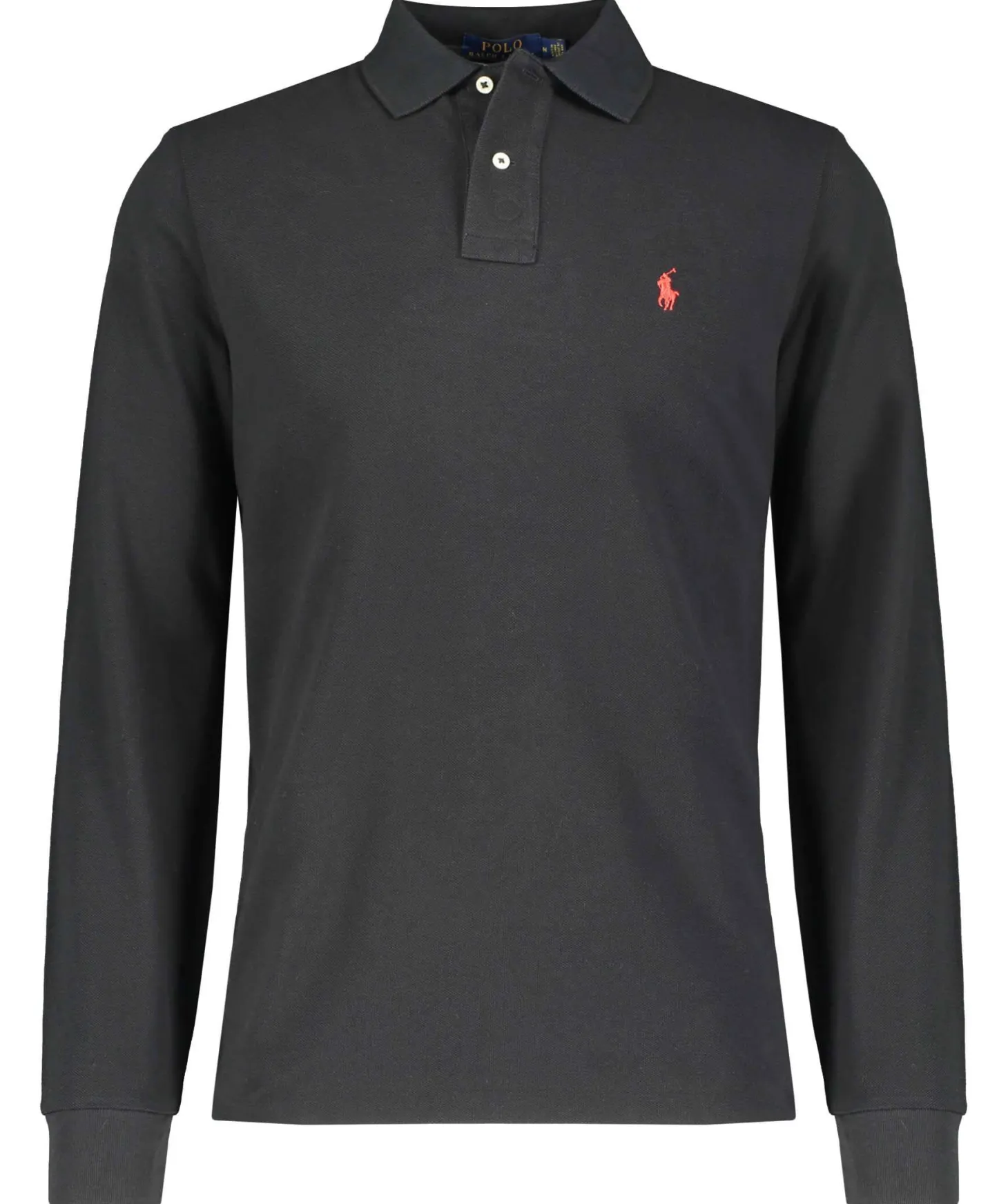 Herren Poloshirt Custom Slim Fit Langarm