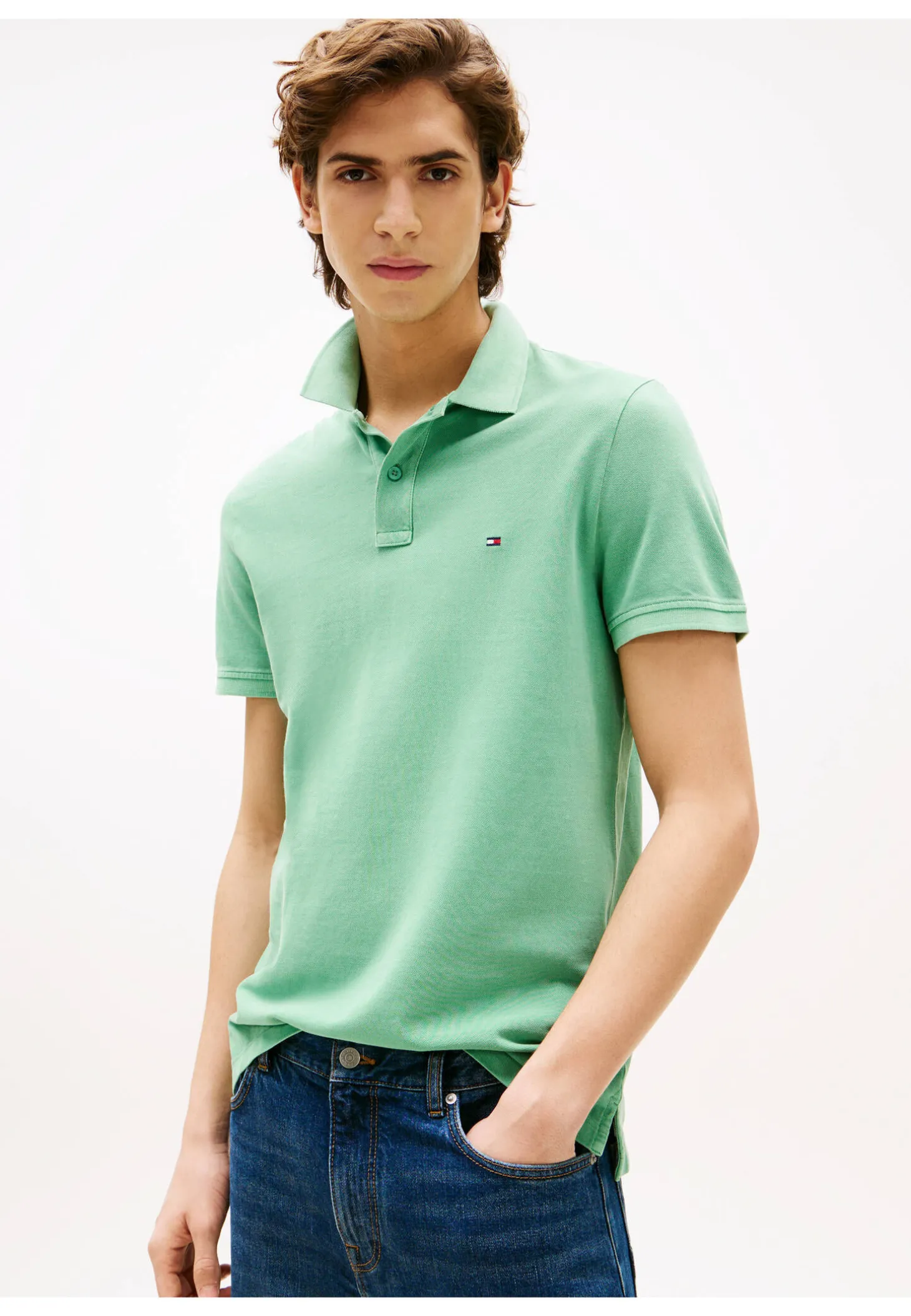 Herren Poloshirt GARMENT DYE Regular Fit