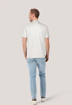 Herren Poloshirt mit Johnny-Kragen Slim Fit