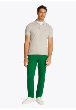 Herren Poloshirt mit Leinen LINEN REG POLO
