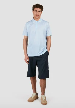 Herren Poloshirt mit Seide