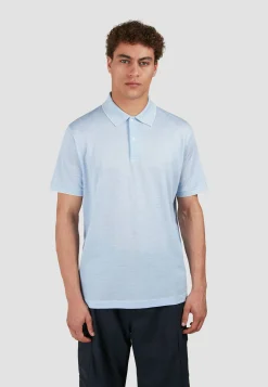 Herren Poloshirt mit Seide